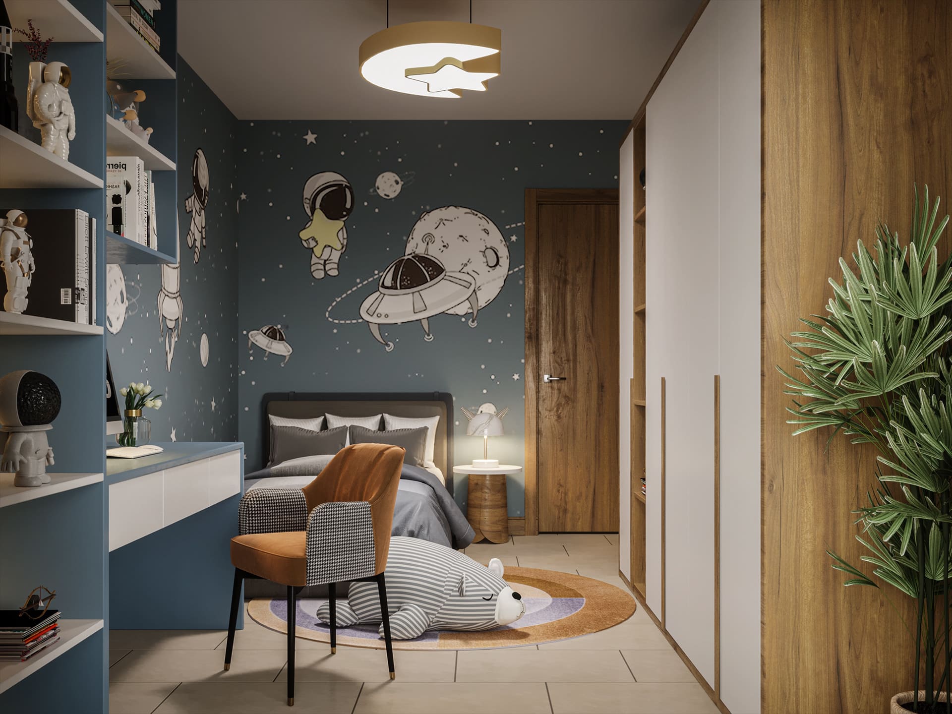 Children's Room - Space Theme