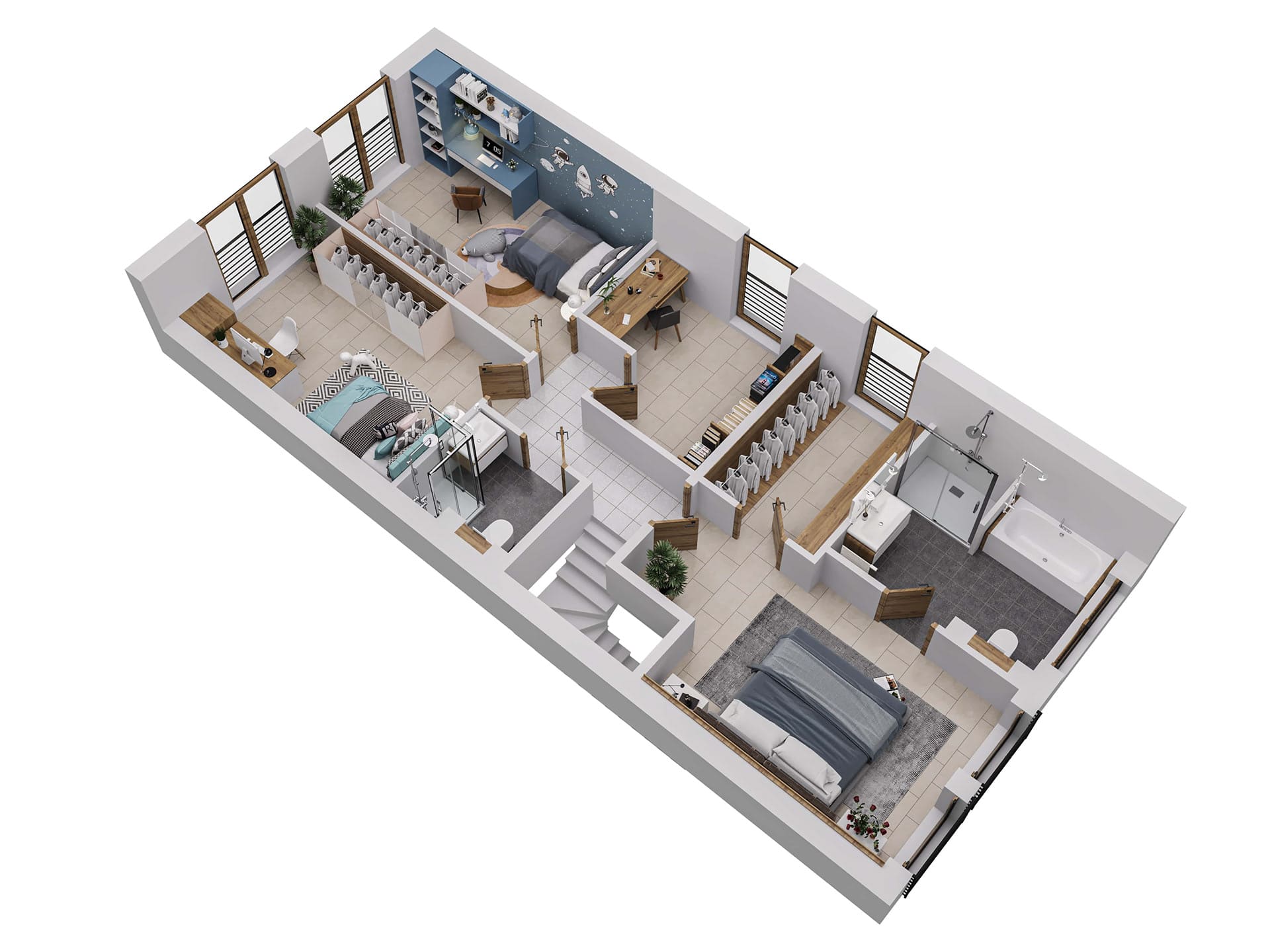 Upper Floor Layout