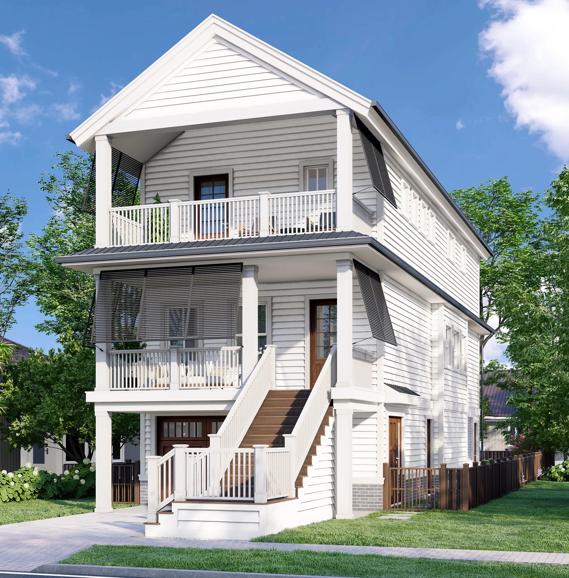 54 Asbury Ave, OC in Ocean City, NJ, USA — luxury architectural visualization by StageHomy