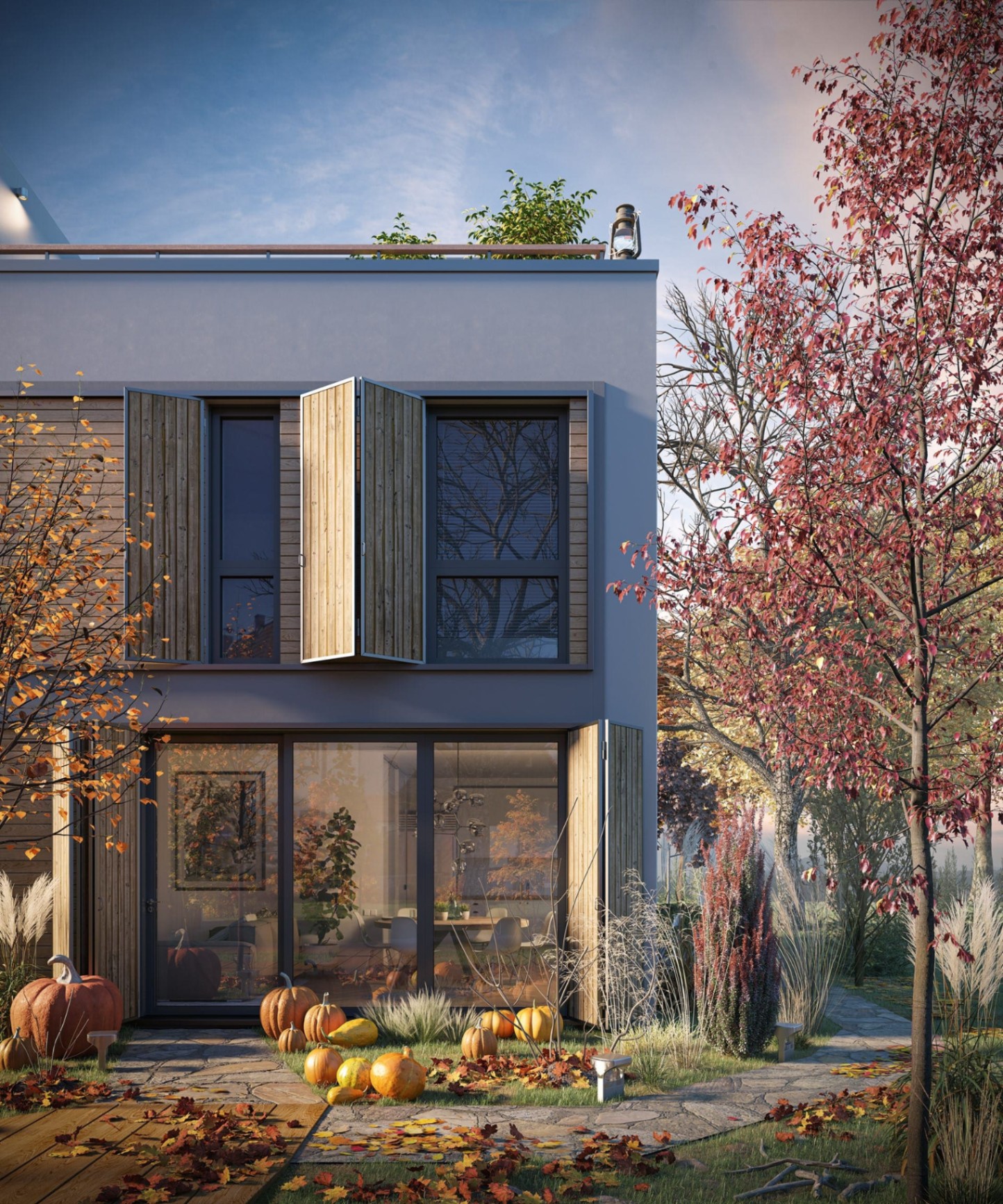 Autumn Facade Detail