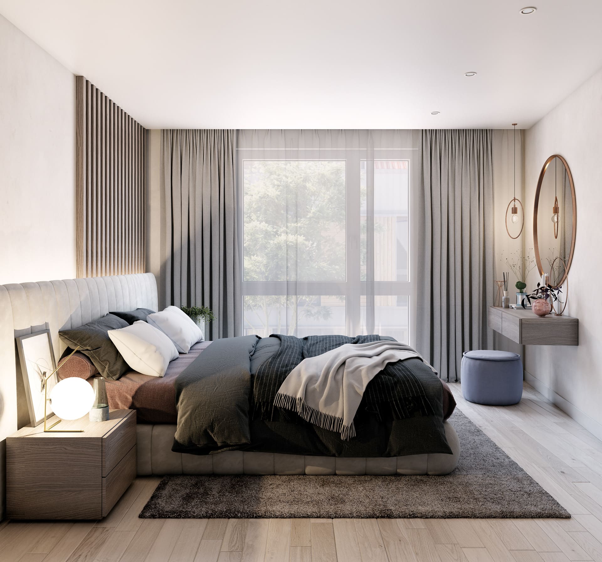 Austria Apt 1 Bedroom - Interiors by StageHomy