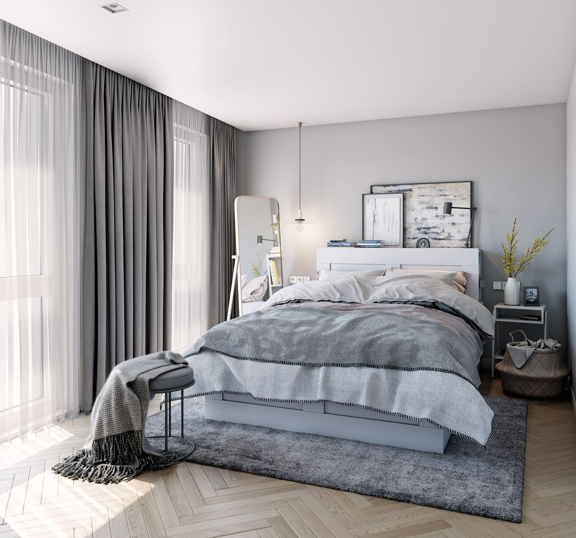 Austria Apt 2 Bedroom Suite - Interiors by StageHomy