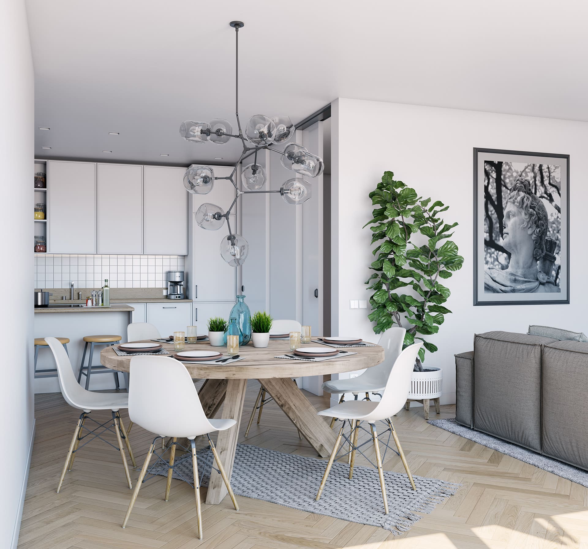 Dining & Kitchen Area