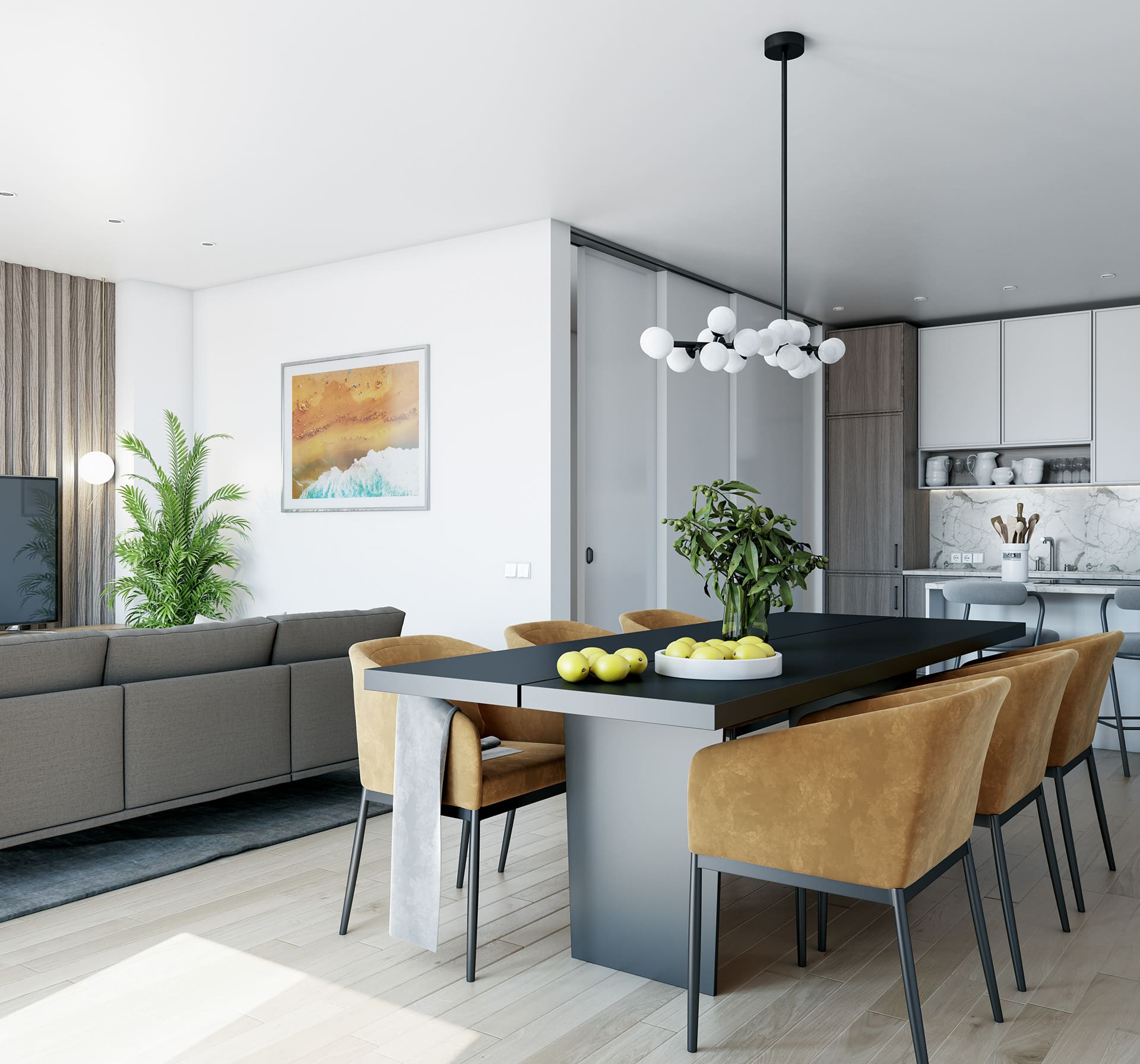 Dining & Living Area