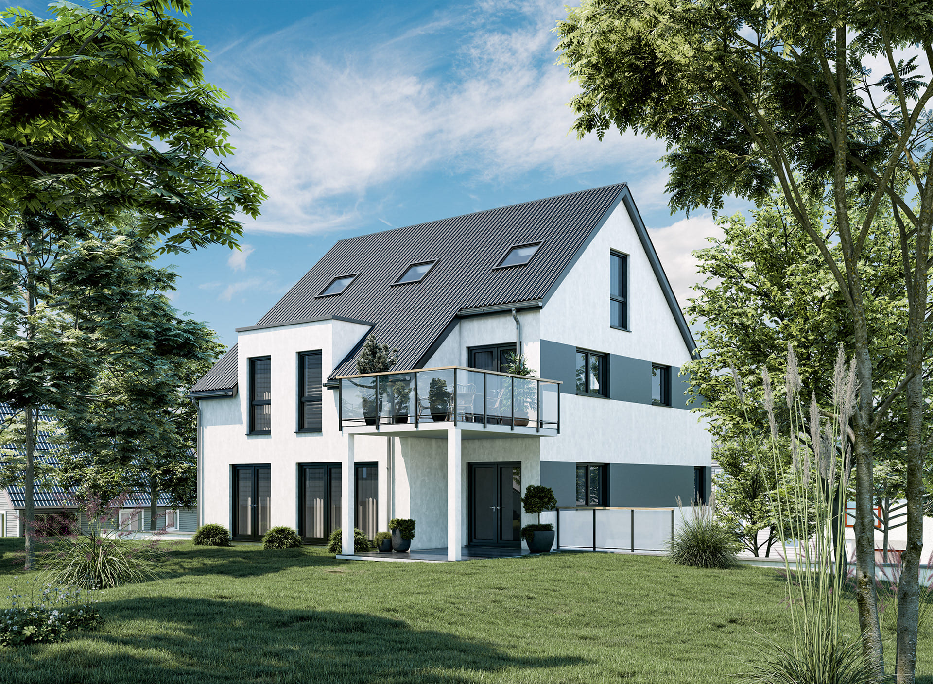 Modern Family Home - Exteriors by StageHomy