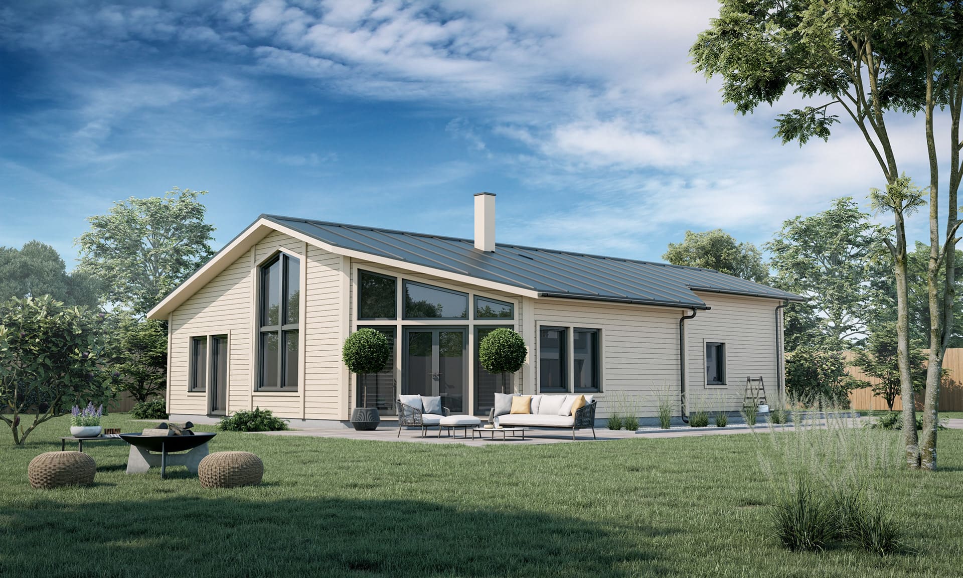 Scandinavian Ranch - Exteriors by StageHomy