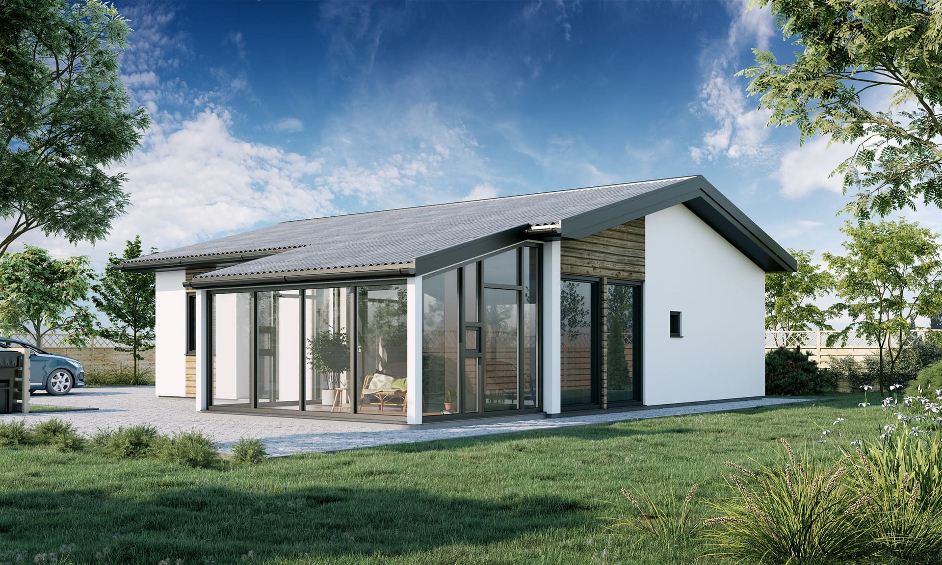 Glass Pavilion - Exteriors by StageHomy