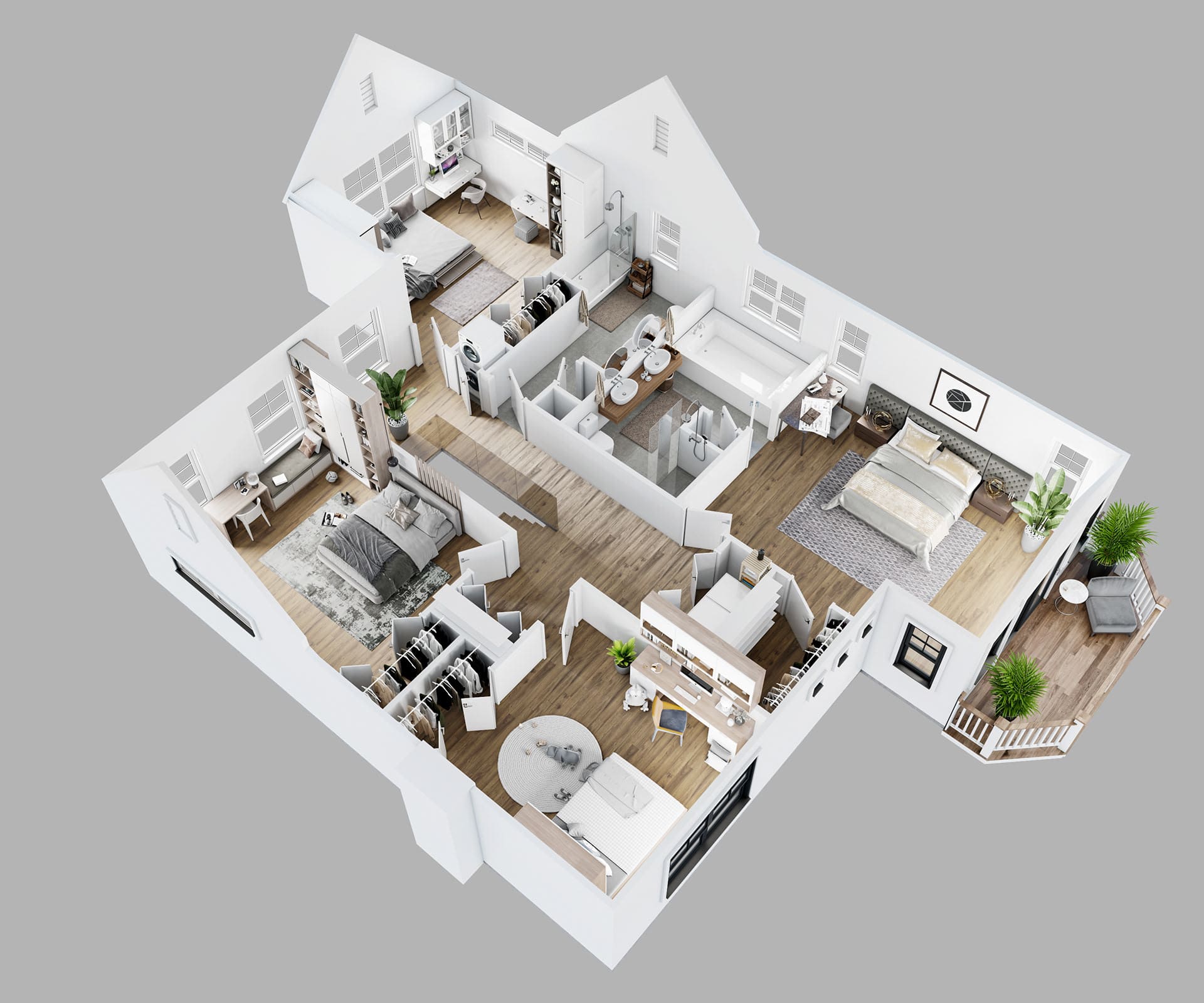 Upper Floor Layout