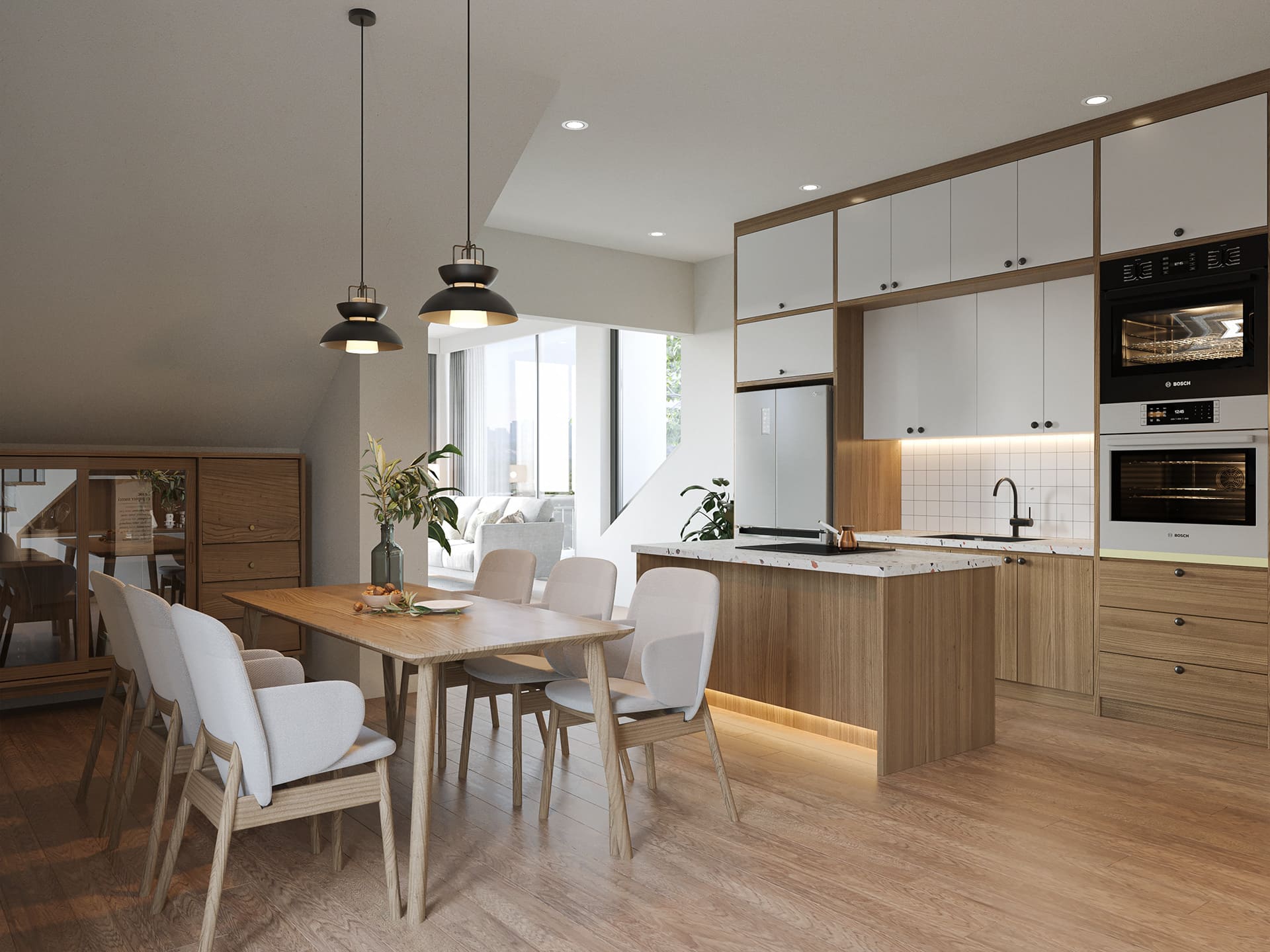 Modern German Apartment in Germany — luxury architectural visualization by StageHomy