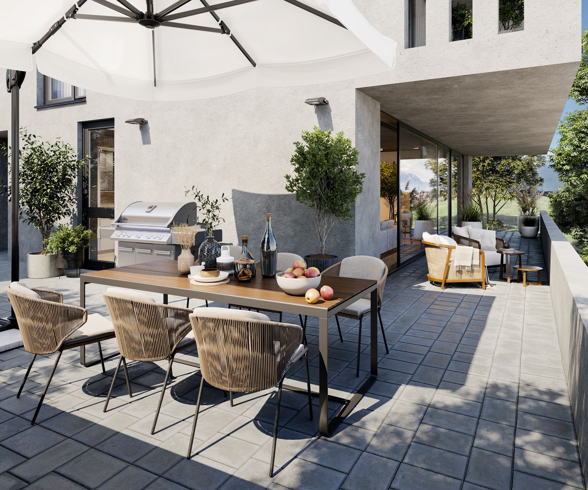 Outdoor Terrace Dining