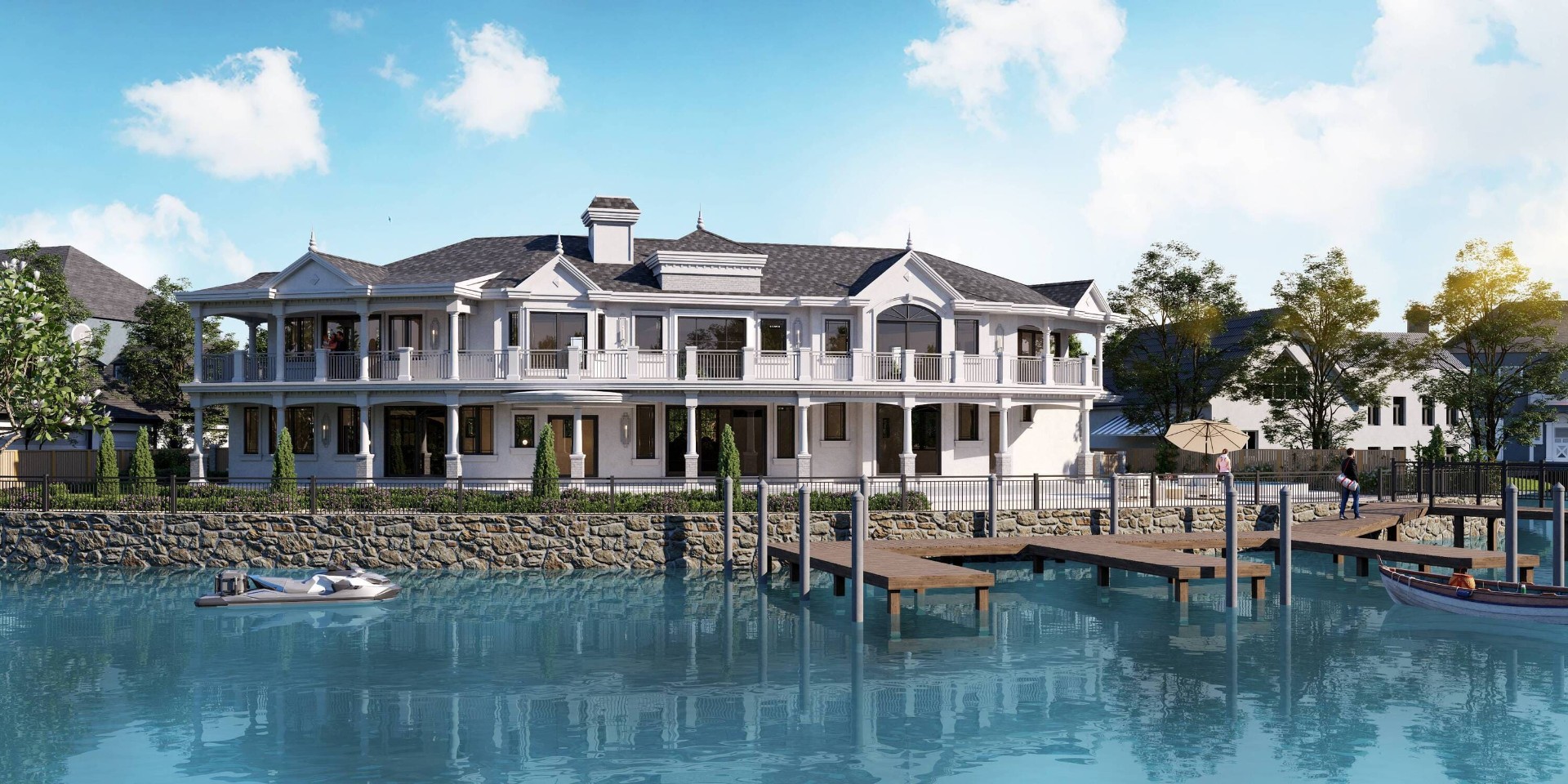 283 Bayshore Drive in New Jersey, USA — luxury architectural visualization by StageHomy
