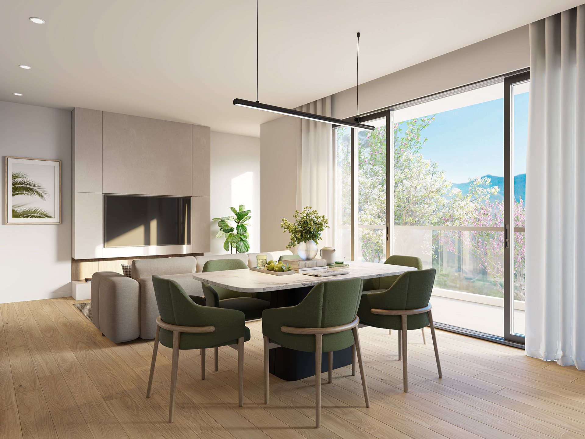 Open Plan with Lake Views