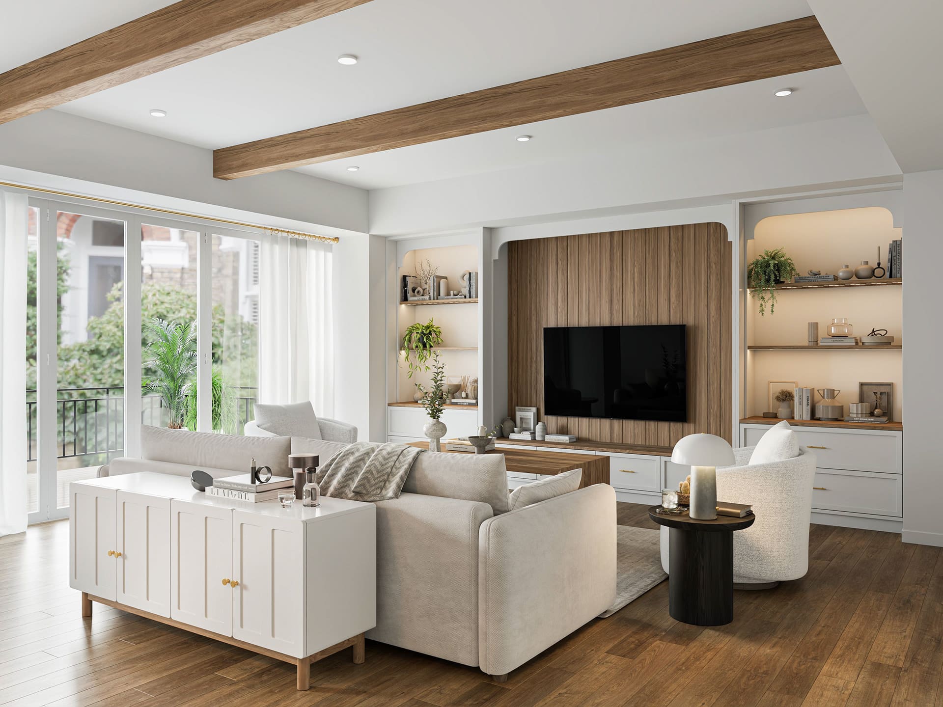 Pacific Heights Residence in San Francisco, California — luxury architectural visualization by StageHomy