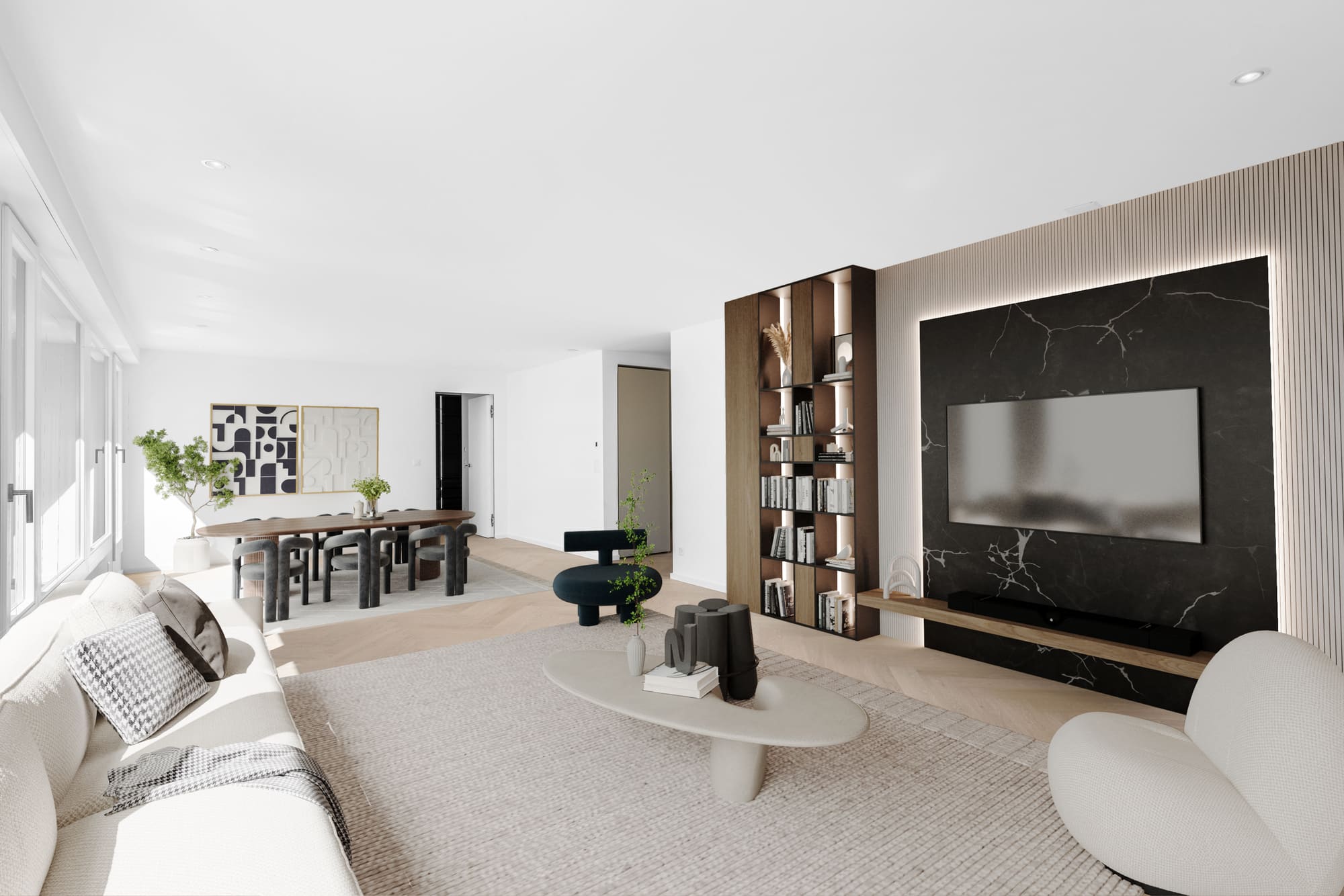 Dining & Living Area