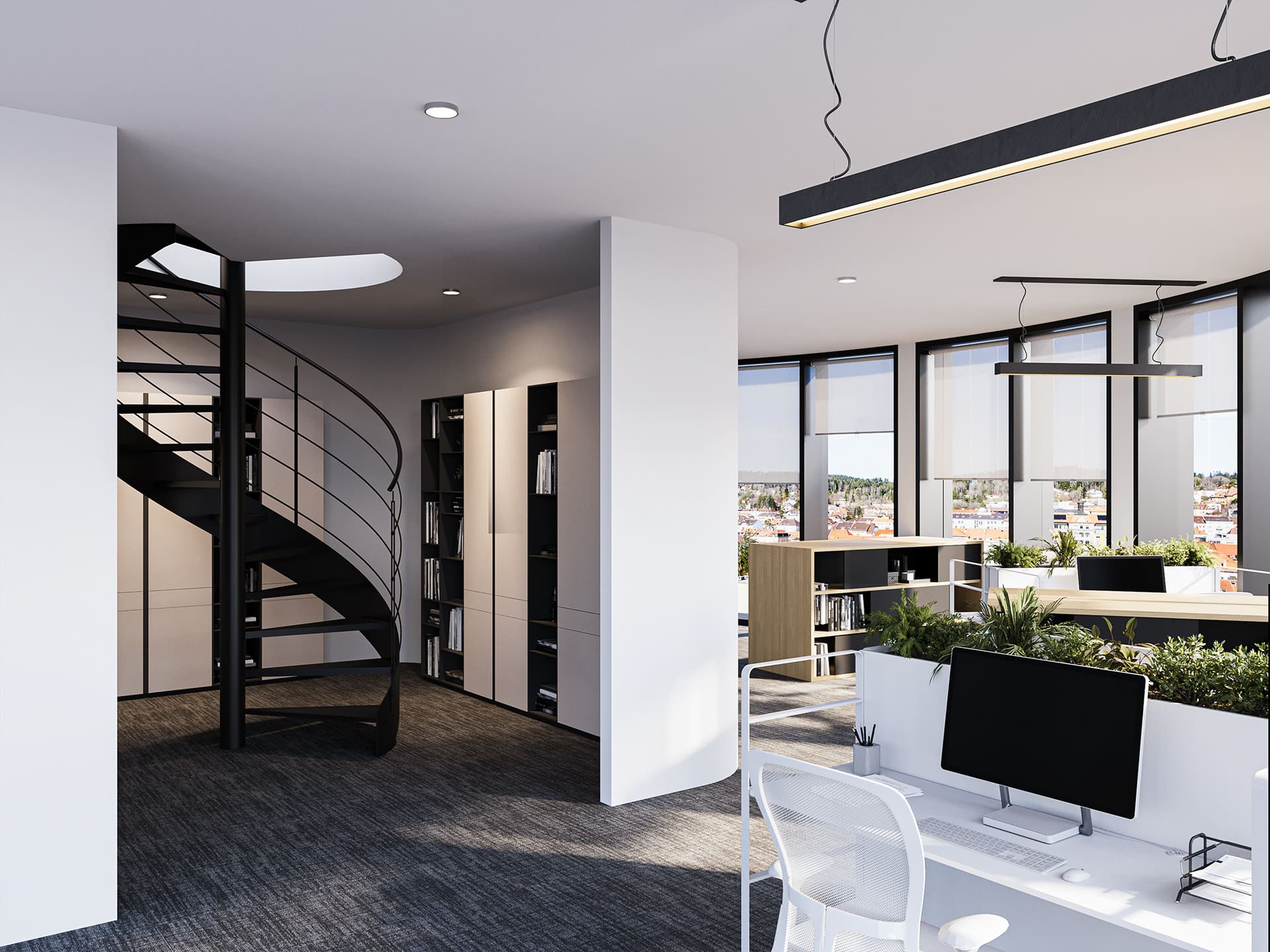Open Plan Workspace